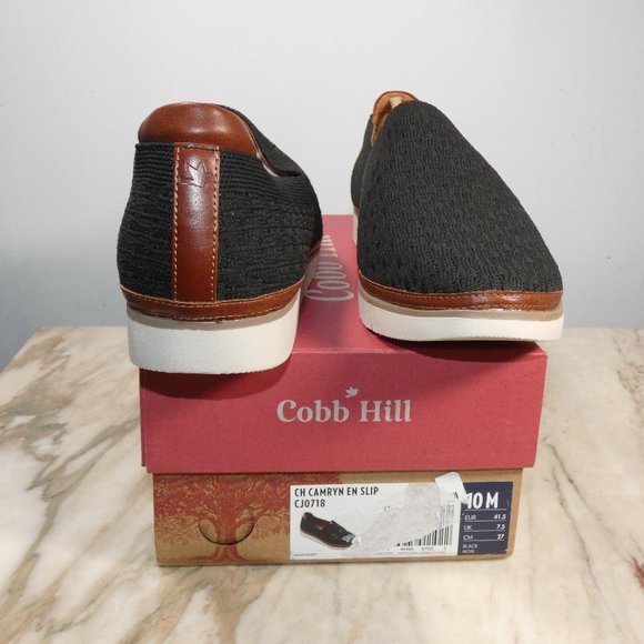 NiB Nice! Rockport Women's Camryn Slip Loafer Flat Black Knit 10 - Picture 7 of 9